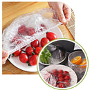 KIT COM 100 Unidades de Tampa De Plástico descartável para alimento