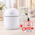 Mini Umidificador Aromatizador De Ambiente + [BRINDE] Perfume Cheirinho Premium 200ml