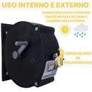 FlexLine - Varal de Parede Super Resistente Com 30 Metros e Corda Recolhível - Entrega Grátis