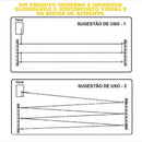 FlexLine - Varal de Parede Super Resistente Com 30 Metros e Corda Recolhível - Entrega Grátis