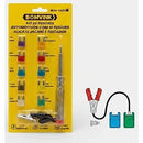 KIT 12 ITENS mini e médio fusíveis e ferramenta para automóveis