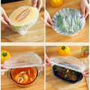 KIT COM 100 Unidades de Tampa De Plástico descartável para alimento