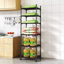 PratLine - Estante Organizadora Metálica Com 6 Prateleiras de Cozinha - Entrega Grátis