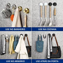 PraticFix - Gancho De Ventosa De Aço Inoxidável Super Resistente Com Instalação Sem Perfuração - Entrega Grátis