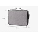 ProtectBag - Bolsa Organizador De Documentos Com Vários Compartimentos e Trava de Segurança - Entrega Grátis