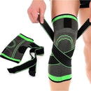Joelheira Compressão Proteção Ajustável Fitness + [BRINDE] Munhequeira Premium