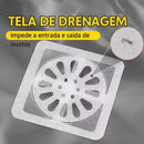 Adesivos Protetores de Ralo Tela Descartável Anti Entupimento e Anti Insetos Para Casa Pratico - Entrega Grátis