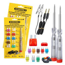 KIT 12 ITENS mini e médio fusíveis e ferramenta para automóveis