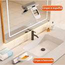 Mini Rodinho Mop Absorvente Limpeza Rápida sem Esforço + [Brinde] Sabão Líquido Premium 1L