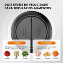 Processador Gaabor - Triturador e Processador de Carne e Legumes 2L Com 4 Lâminas de Aço e Tigela de Vidro - Entrega grátiso