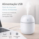 Mini Umidificador Aromatizador De Ambiente + [BRINDE] Perfume Cheirinho Premium 200ml