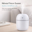 Mini Umidificador Aromatizador De Ambiente + [BRINDE] Perfume Cheirinho Premium 200ml